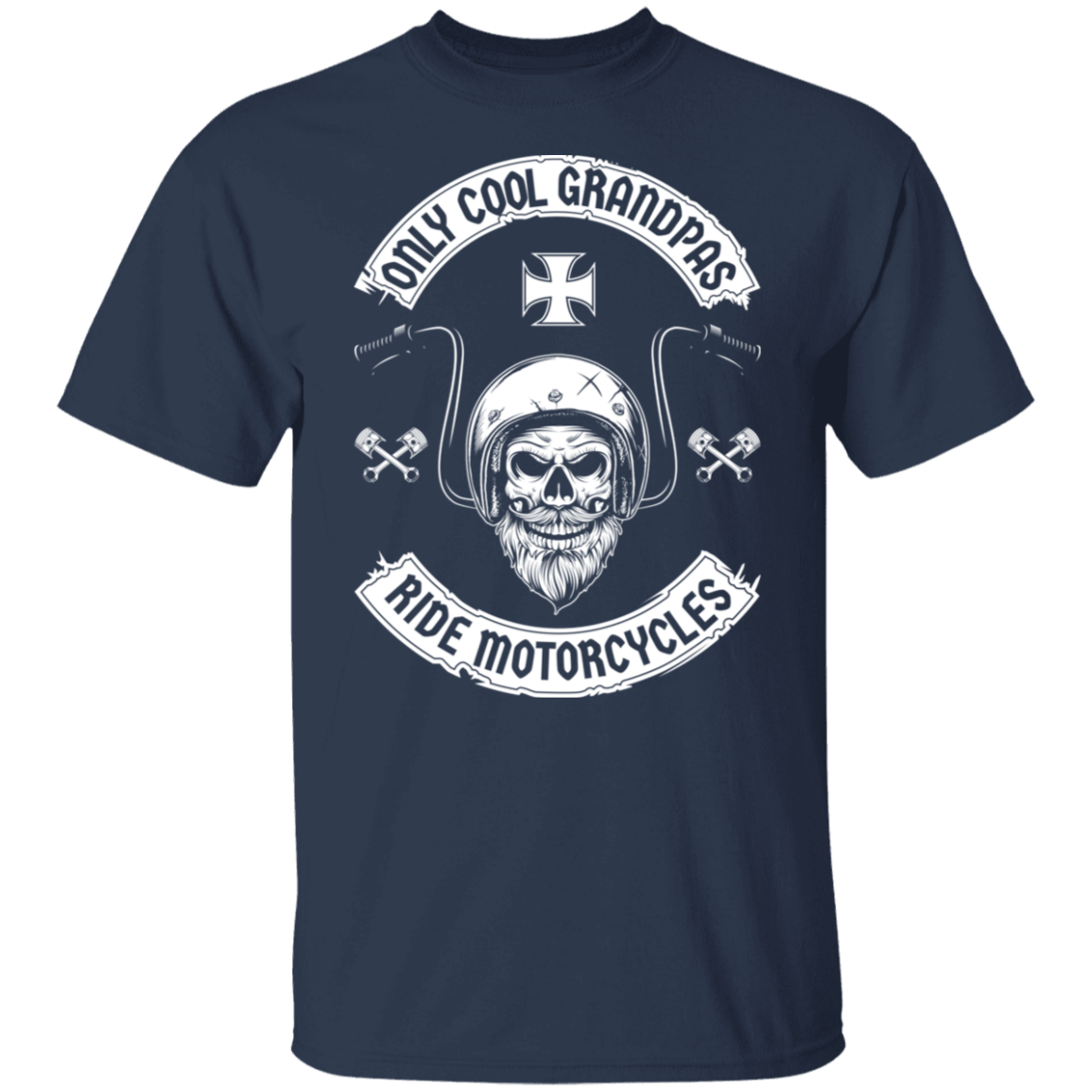 Only Cool Grandpas Ride Motorcycles Shirt