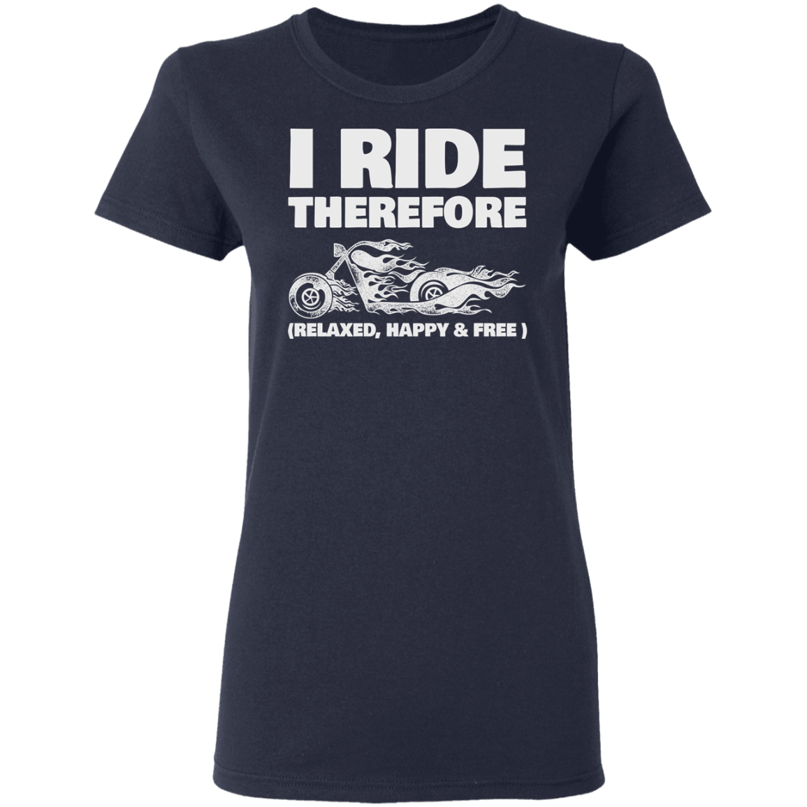 I ride, therefore I am Biker Shirt
