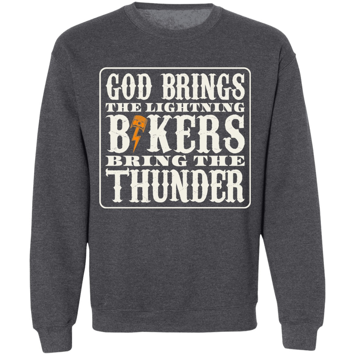 Apparel - God Brings The Lightning Biker Shirt