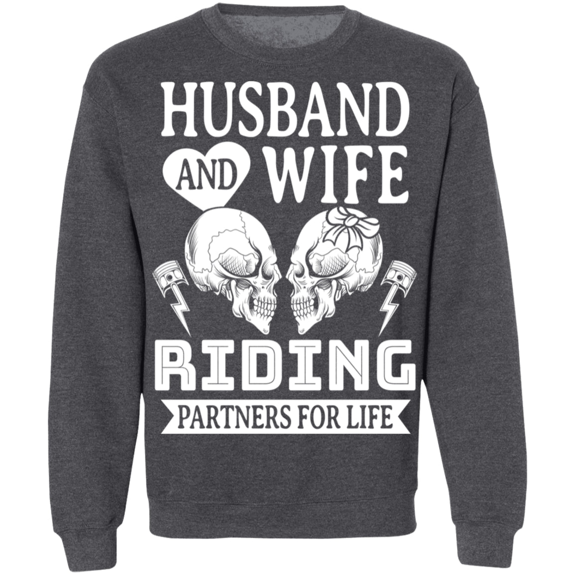 Apparel - Husband Riding Partners For Life Biker Shirt
