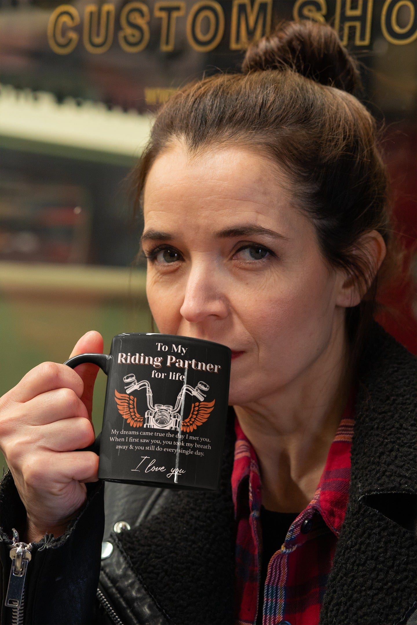 Apparel - To My Riding Partner, My Dreams - Black Mugs