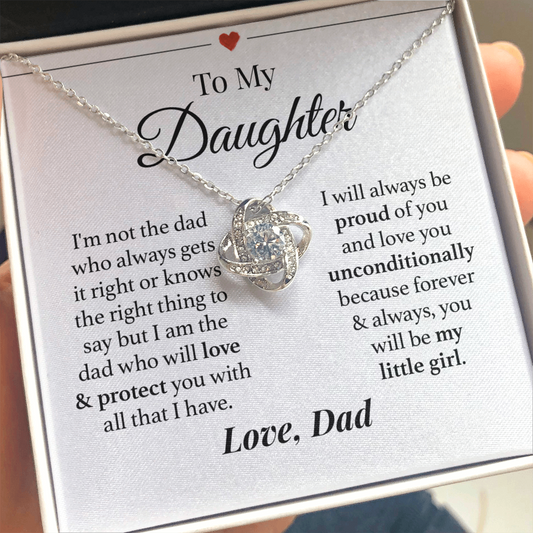 Always My Little Girl Daughter Necklace