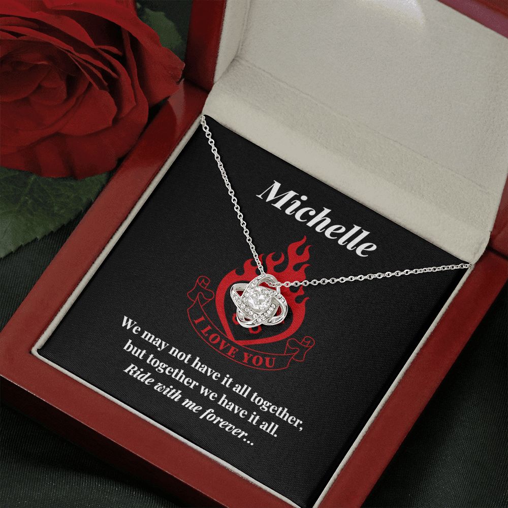 Personalized Ride With Me Forever Necklace