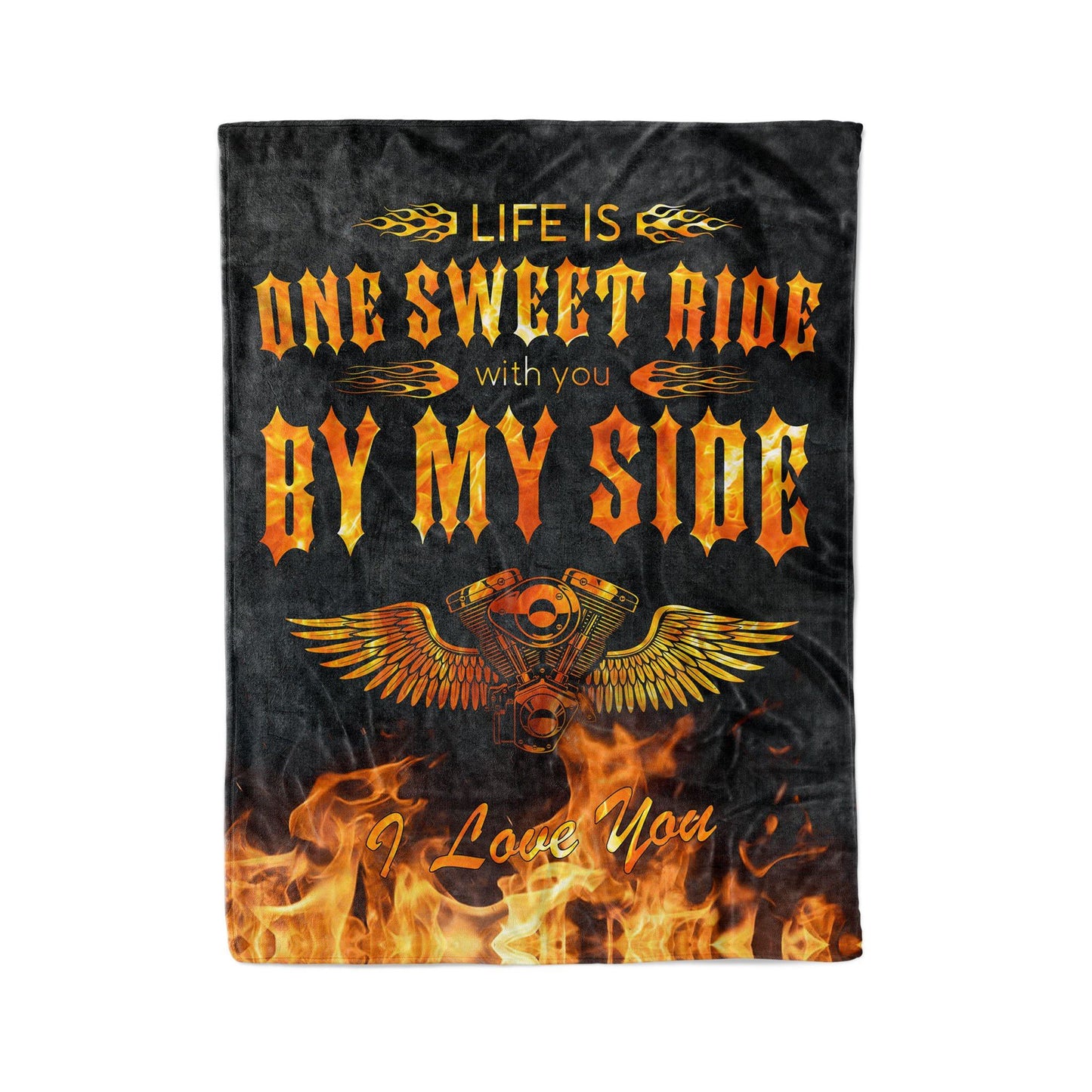Blankets - One Sweet Ride Premium Fleece Biker Blanket