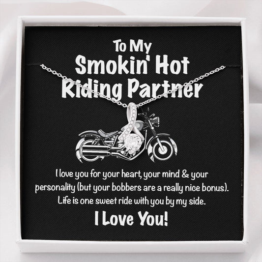 Jewelry - Smokin' Hot Riding Partner Valentine's Day Necklace