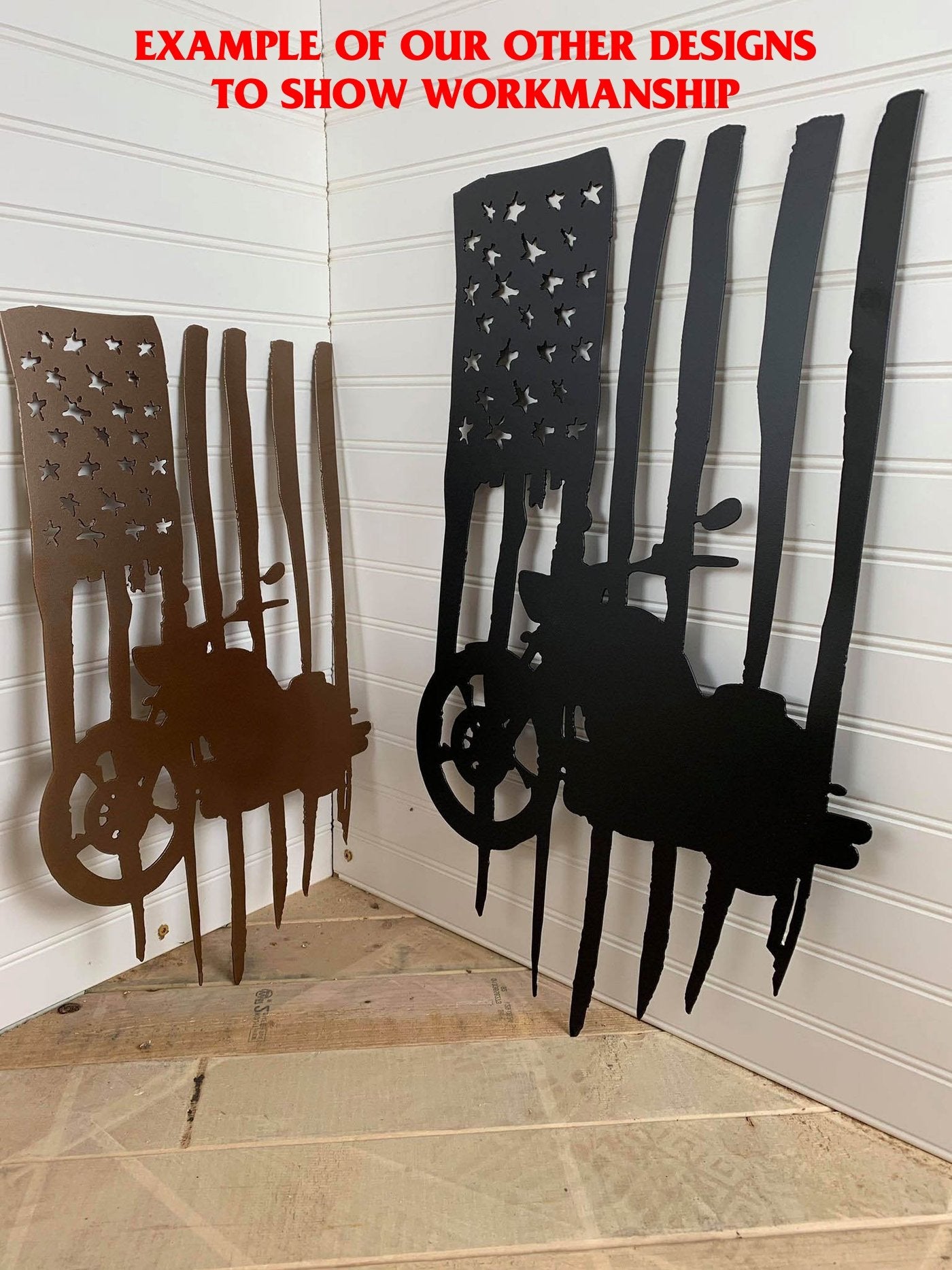 PERSONALIZED Route 66 Biker Metal Wall Art (🇺🇸Made In The USA)