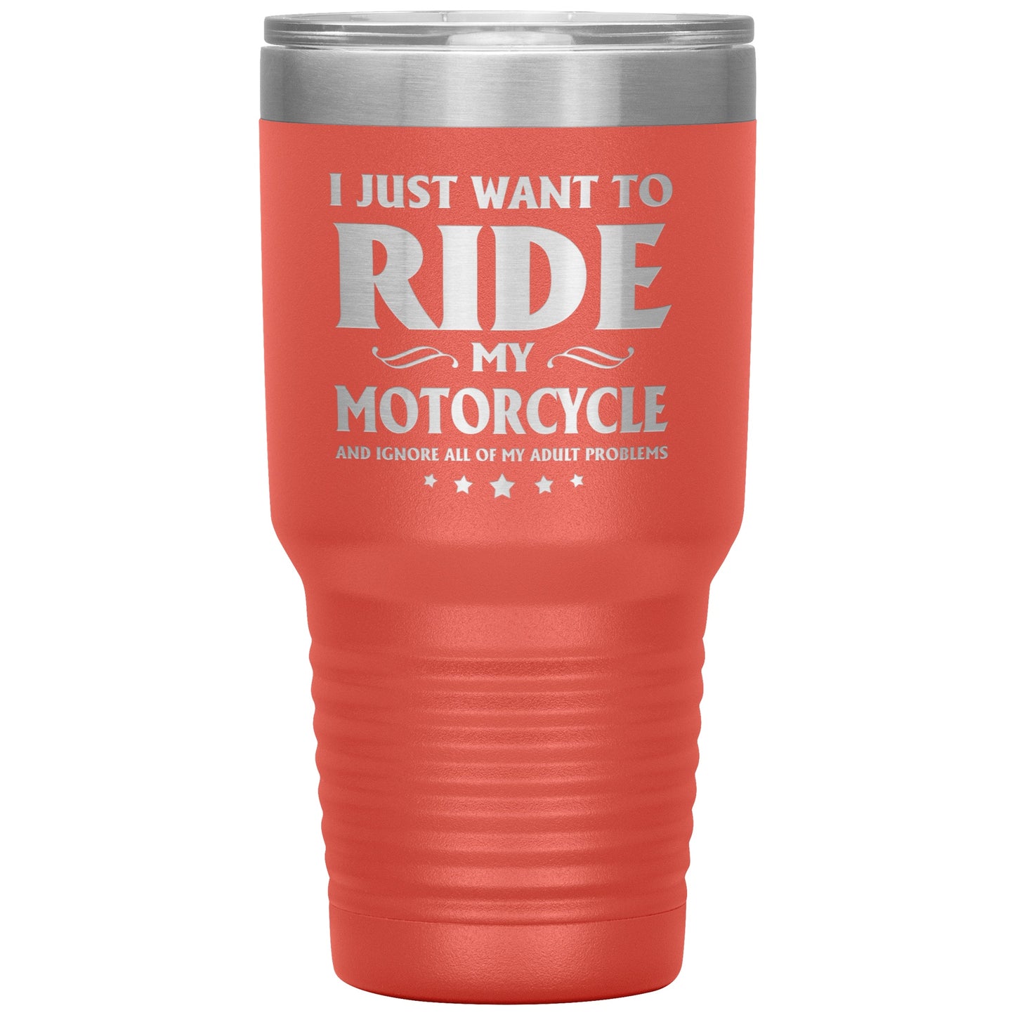 Tumblers - Motorcycle Adult Problems 30oz Tumbler