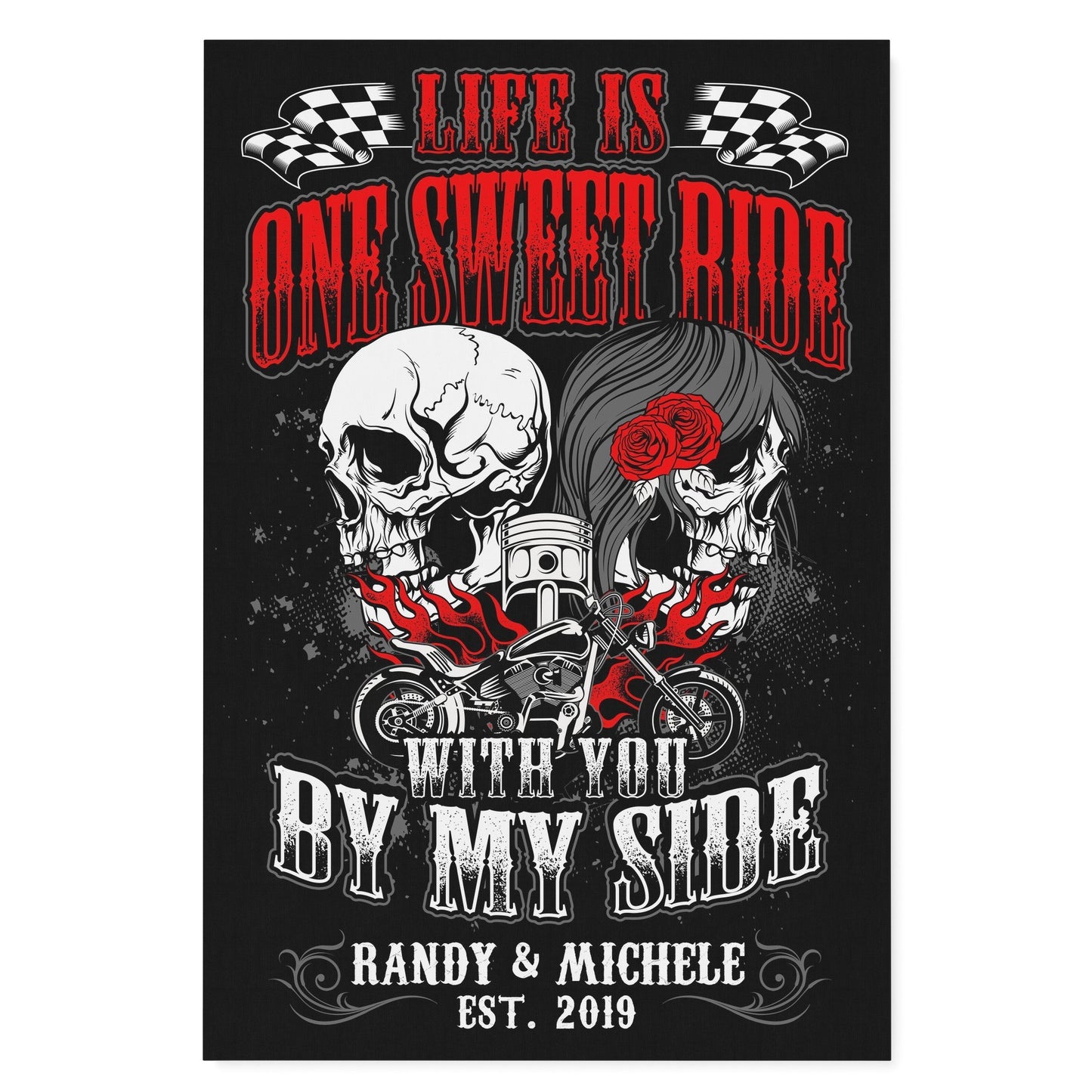 Sweet Ride PERSONALIZED Premium Canvas