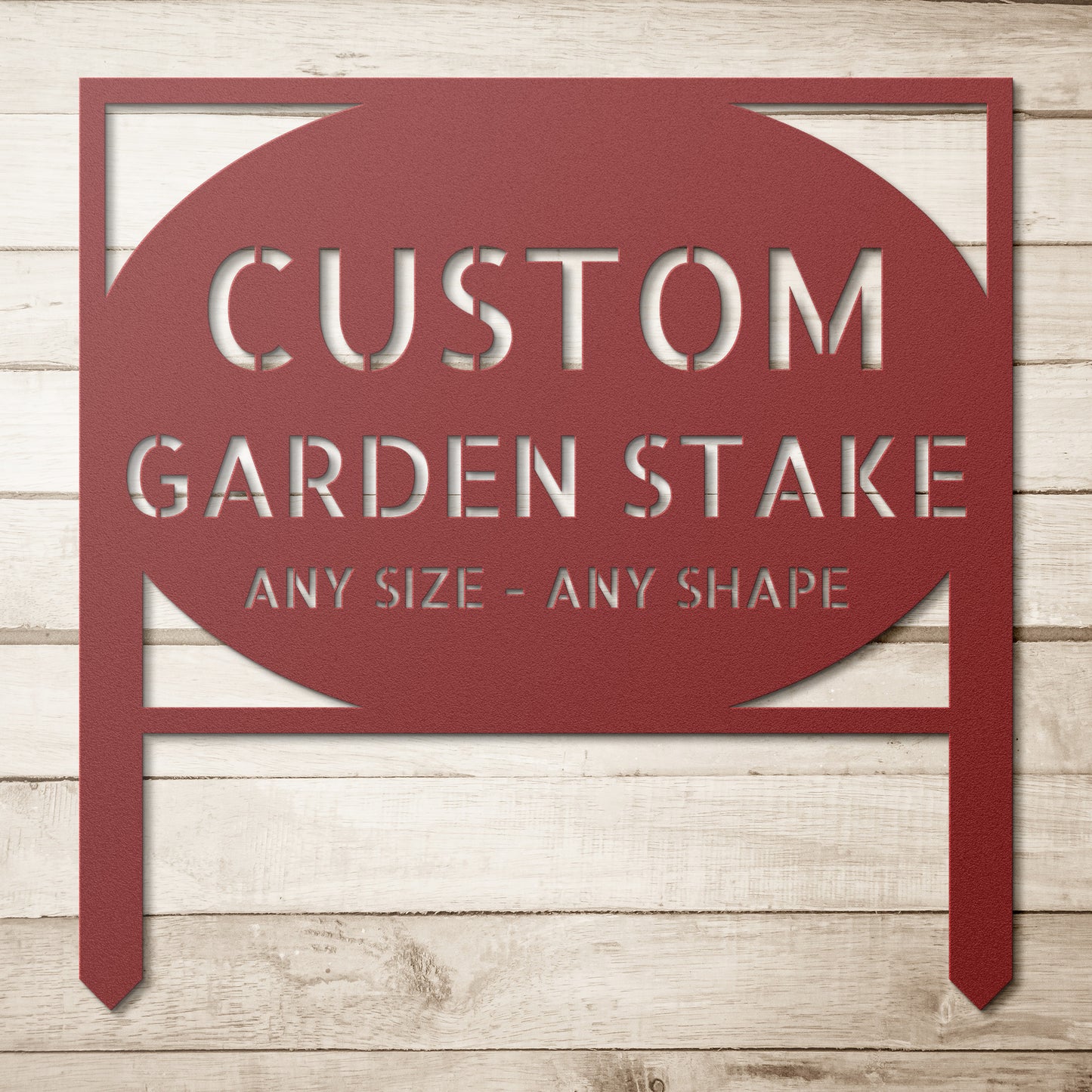 Custom Outdoor Metal Stake