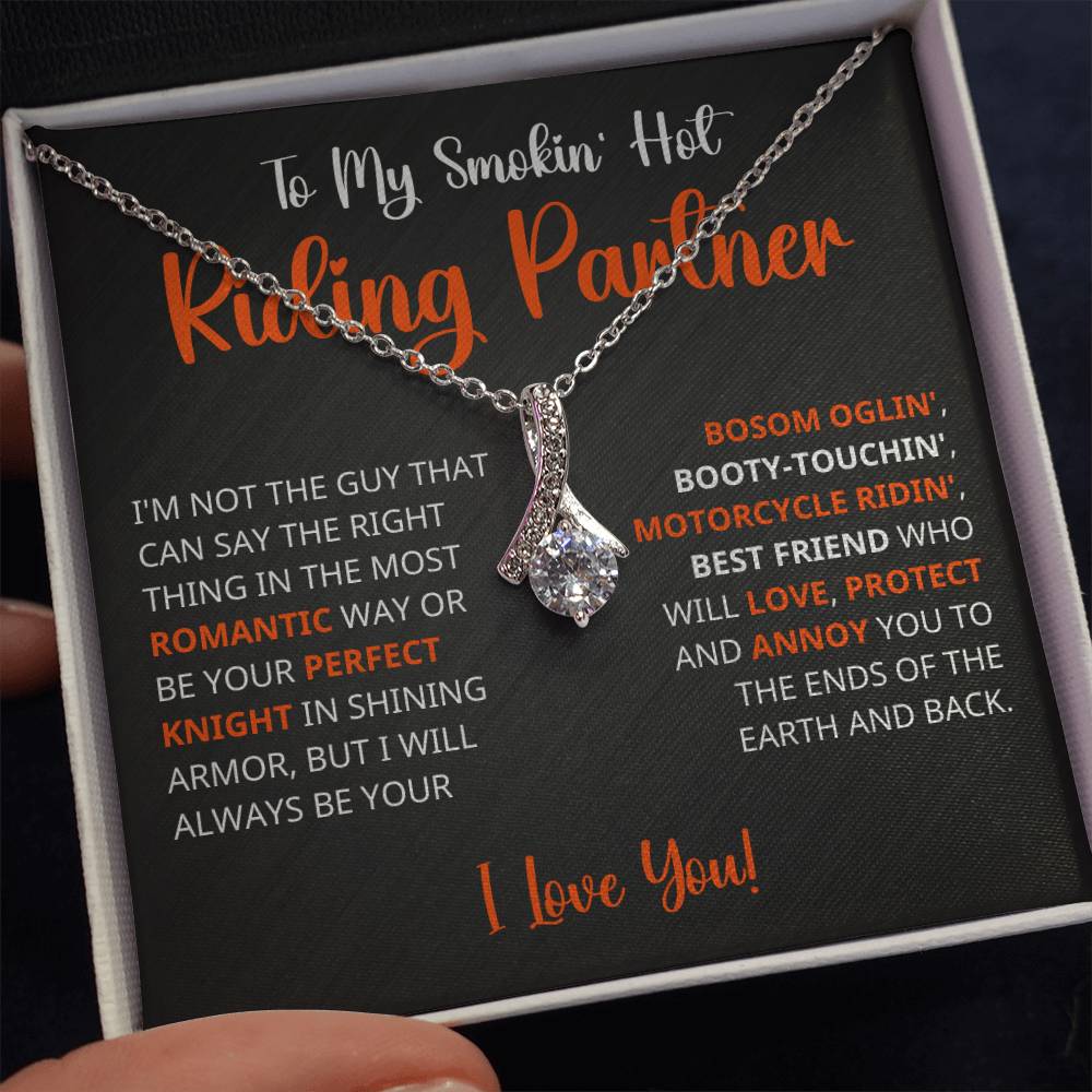 Riding Partner For Life - Funny Love Protection - Alluring Beauty Necklace