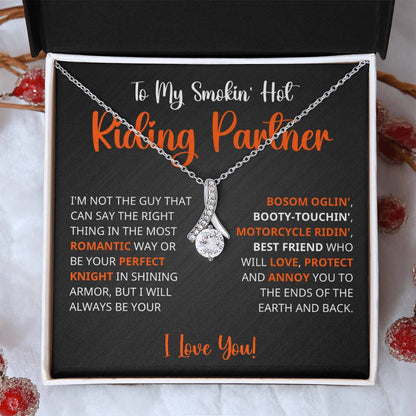 Riding Partner For Life - Funny Love Protection - Alluring Beauty Necklace