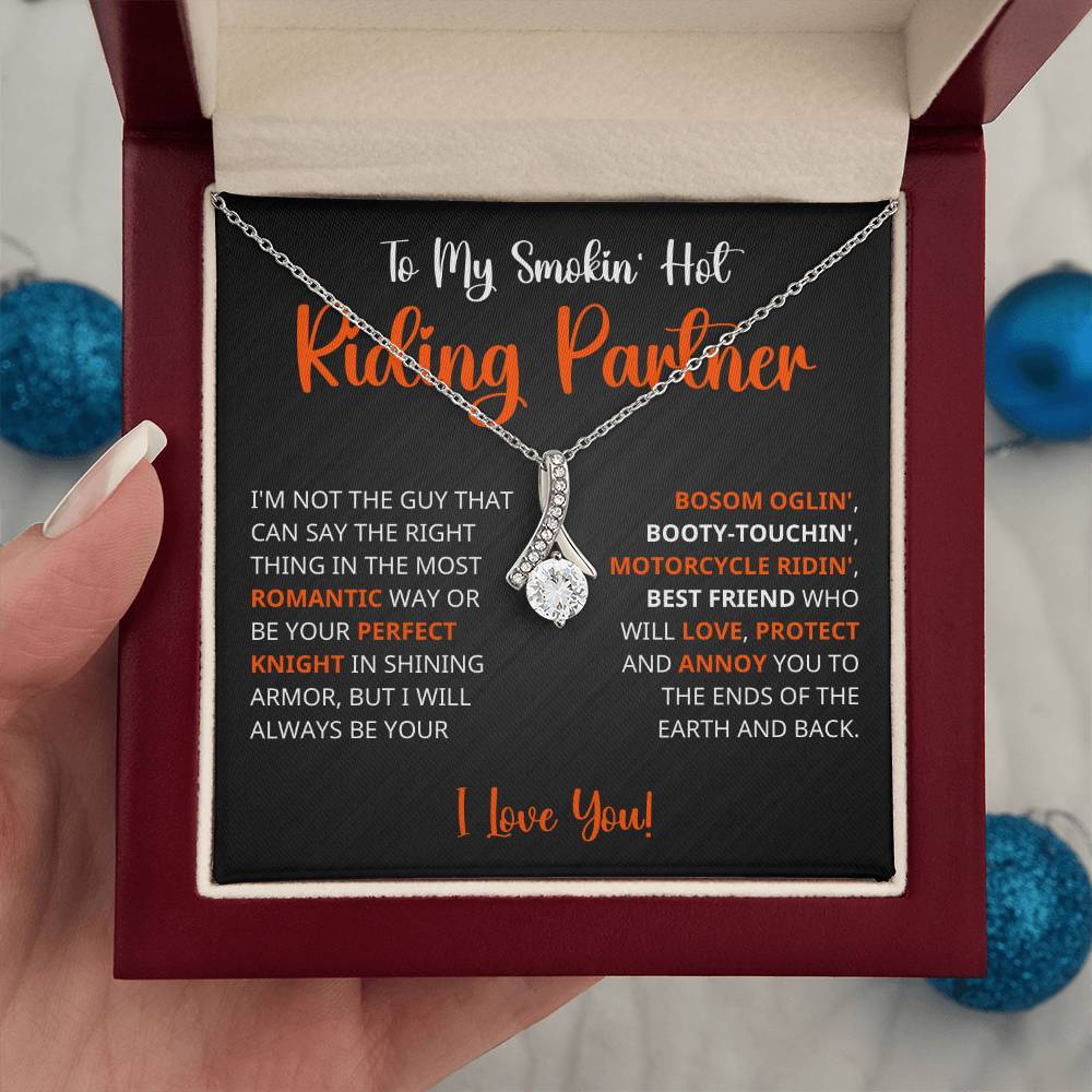 Riding Partner For Life - Funny Love Protection - Alluring Beauty Necklace