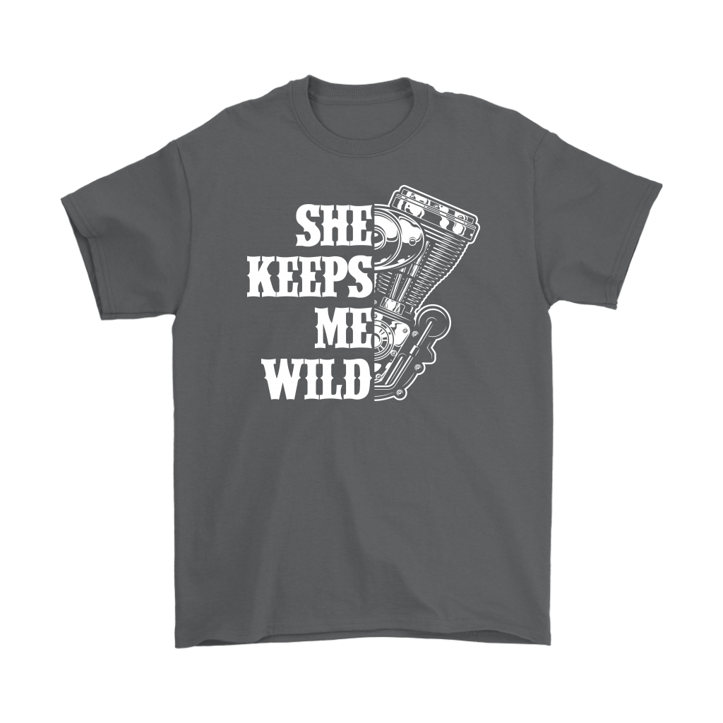 He Keeps Me Safe, She Keeps Me Wild Couples Hoodie