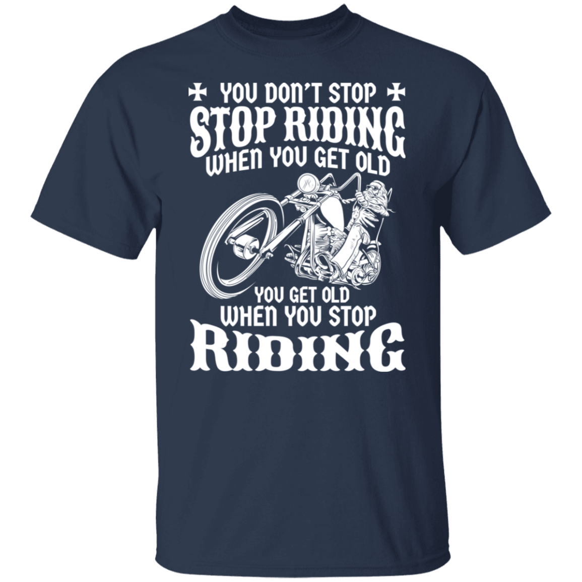 You get old when you stop riding