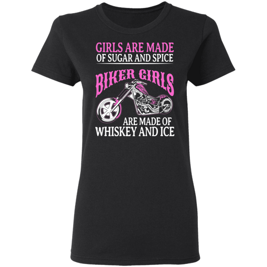 Biker girls are made of whisky and ice Shirt