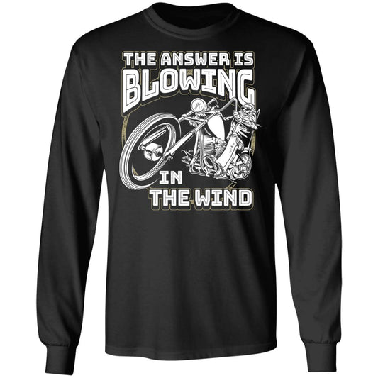 The Answer Is Blowing In The Wind Motorcycle Shirt