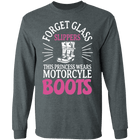 Forget glass slippers. This princess wears motorcycle boot Shirt