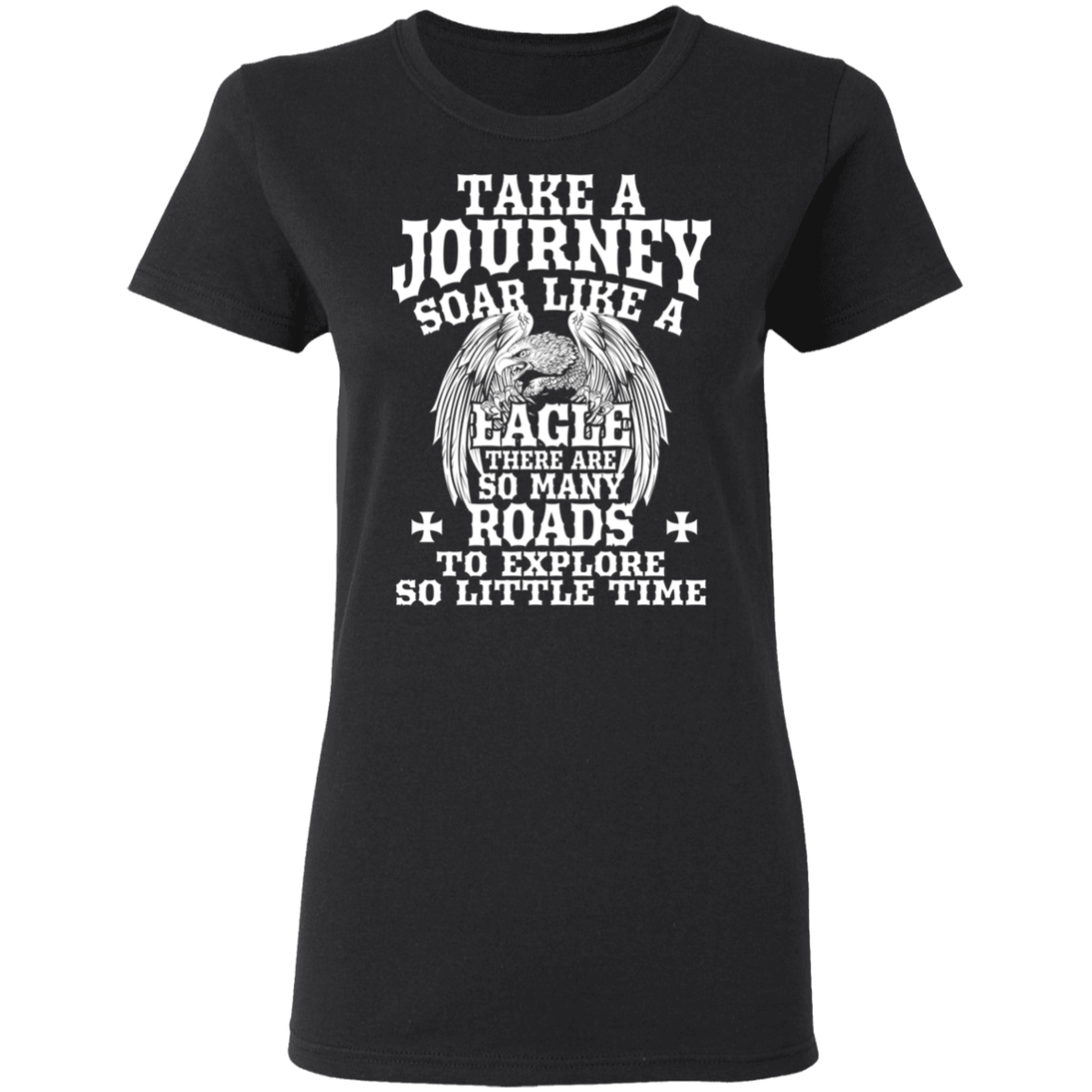 Take a journey, soar like an eagle Biker Shirt
