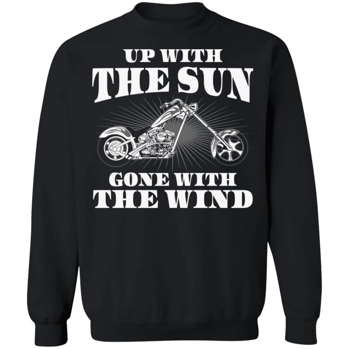 Up with the sun, gone with the wind Biker Shirt