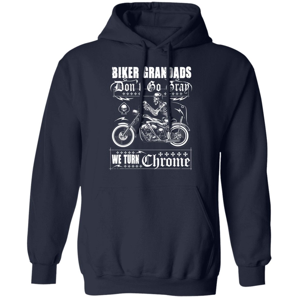 Biker Grandads Don't Go Gray Biker Shirt