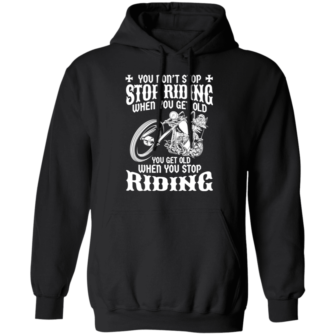 You get old when you stop riding