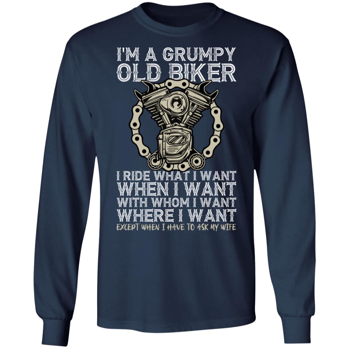 I'm a Grumpy Old Biker Apparel