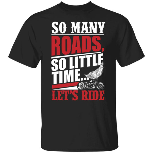 So Many Roads, So Little Time Biker Shirt