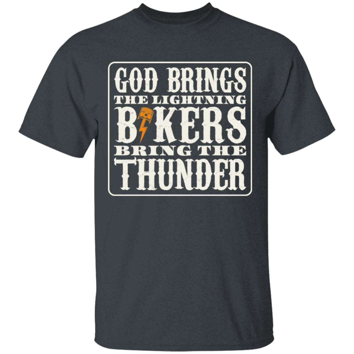 Apparel - God Brings The Lightning Biker Shirt