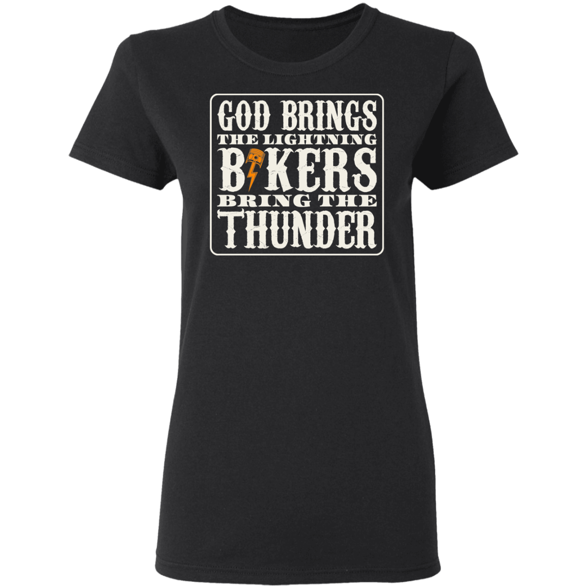 Apparel - God Brings The Lightning Biker Shirt
