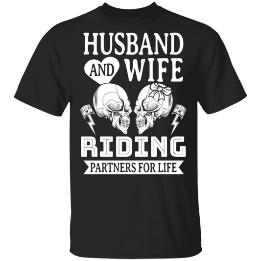 Apparel - Husband Riding Partners For Life Biker Shirt