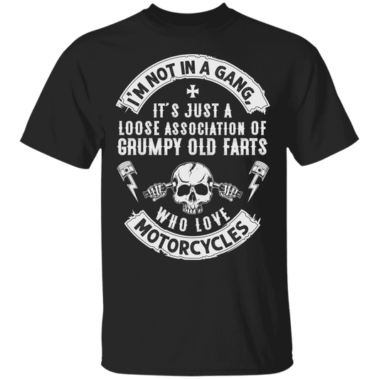 Apparel - I'm Not In A Gang Biker Shirt