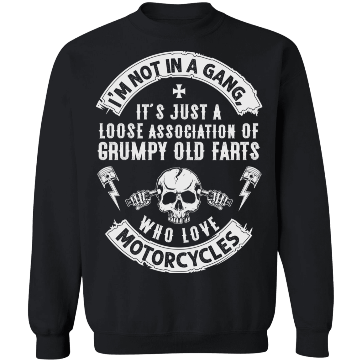 Apparel - I'm Not In A Gang Biker Shirt