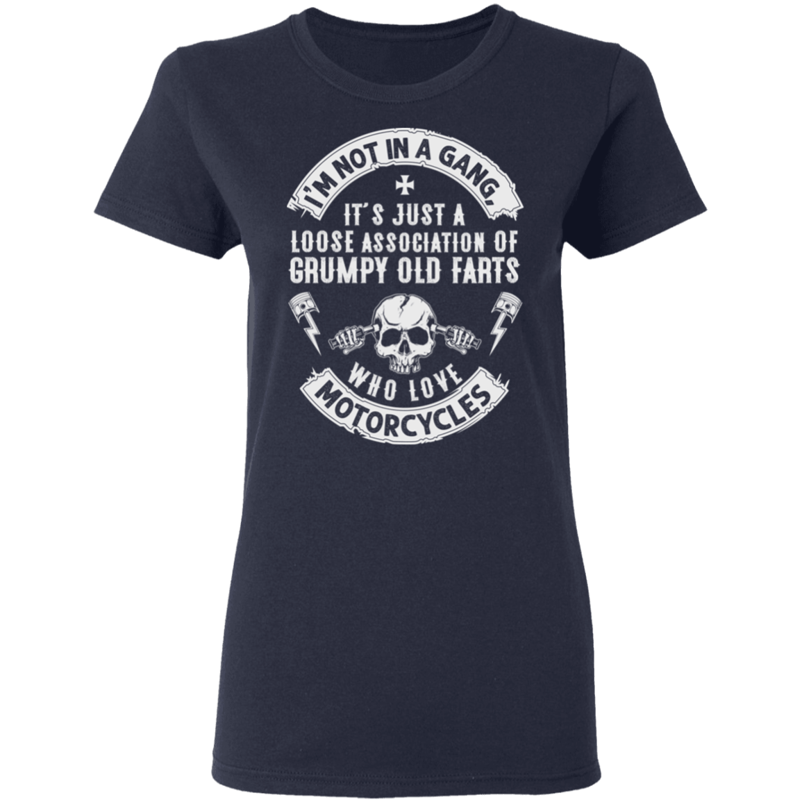 Apparel - I'm Not In A Gang Biker Shirt