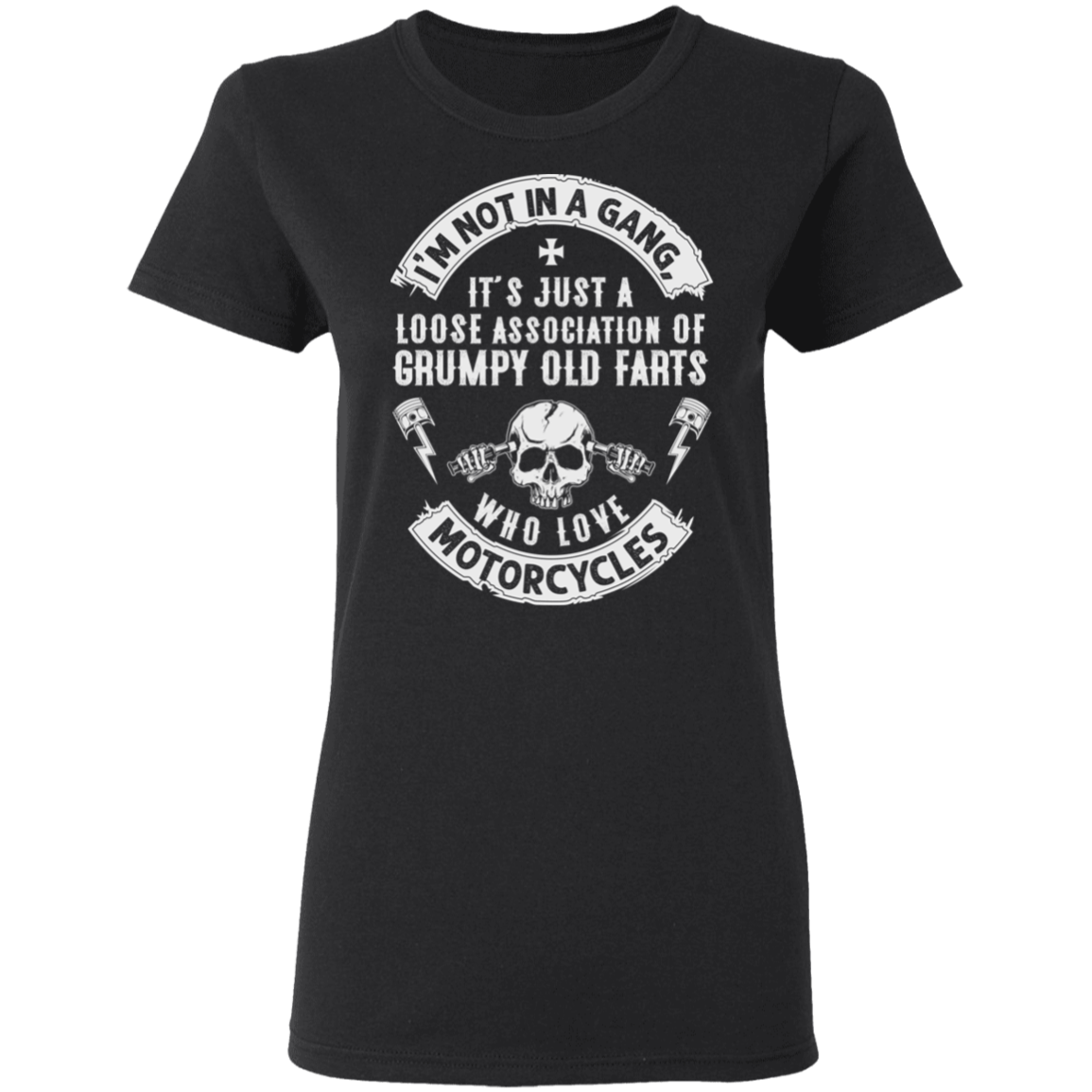 Apparel - I'm Not In A Gang Biker Shirt