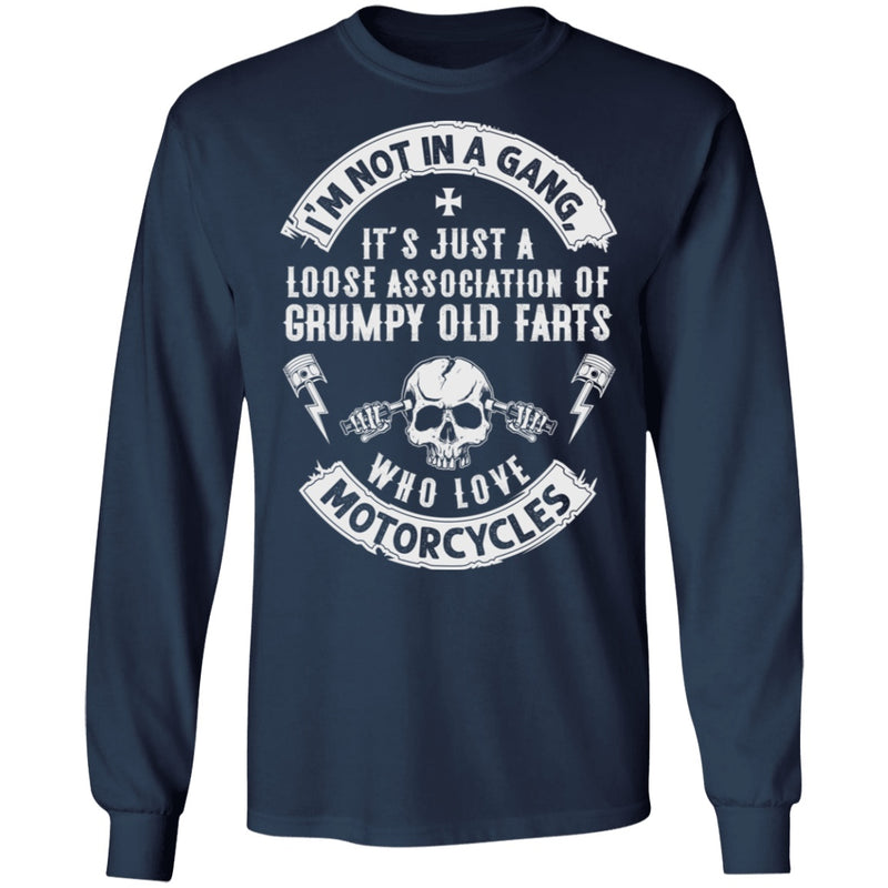 Apparel - I'm Not In A Gang Biker Shirt