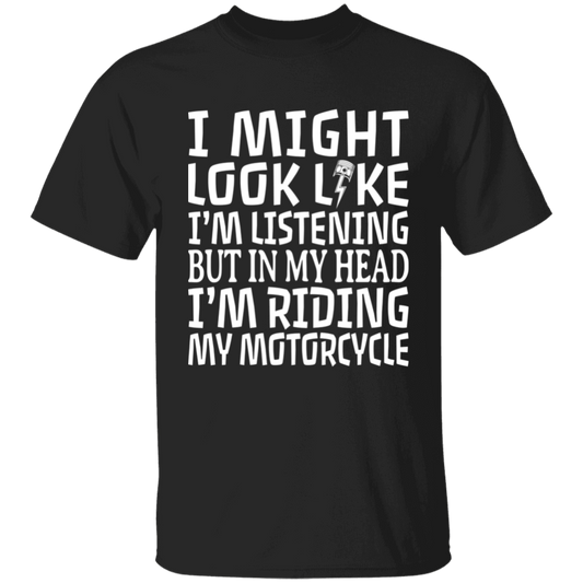 Apparel - I Might Look Like I'm Listening Biker Shirt