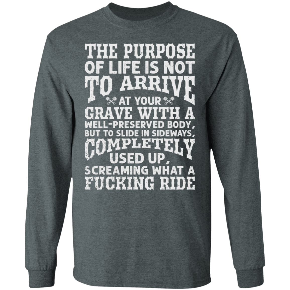Apparel - The Purpose Of Life Biker Shirt