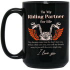 Apparel - To My Riding Partner, My Dreams - Black Mugs