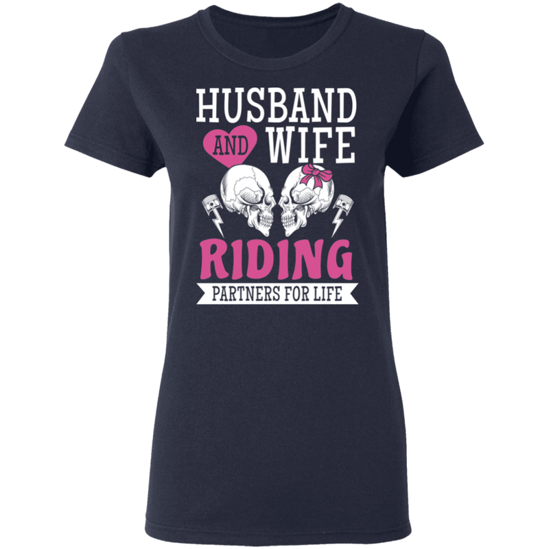 Apparel - Wife Riding Partners For Life Biker Shirt