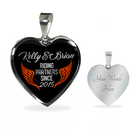Riding Partners Heart Necklace