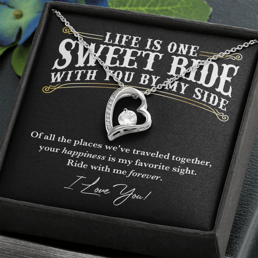 Ride With Me Forever Love Necklace