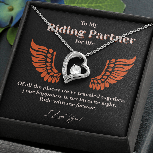 Ride With Me Forever Love Necklace