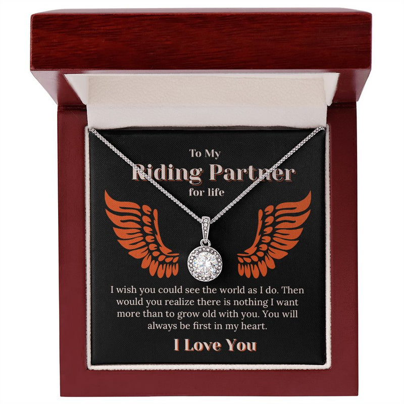 Riding Partner For Life First In My Heart Necklace