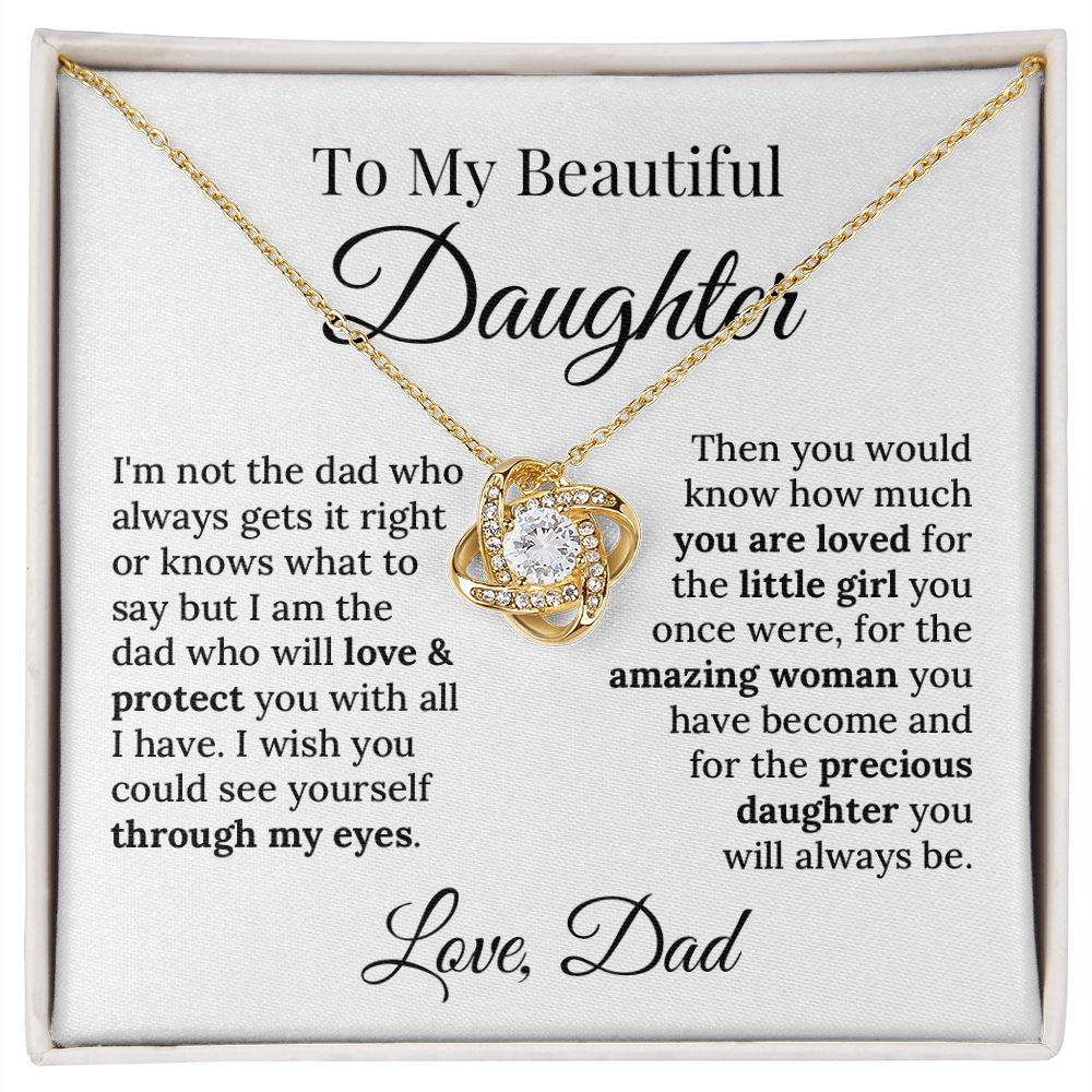 Daughter Love & Protection Necklace