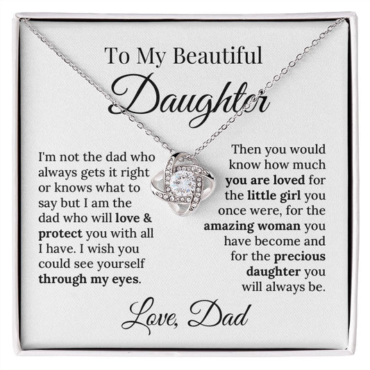 Daughter Love & Protection Necklace