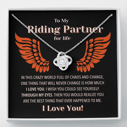 Riding Partner Forever Love Necklace