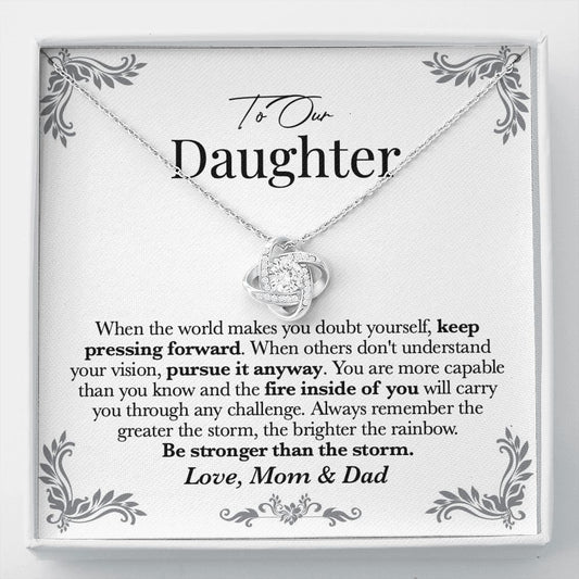 Inspiring Daughter Forever Love Necklace