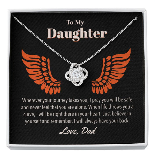 Always With You Daughter Necklace