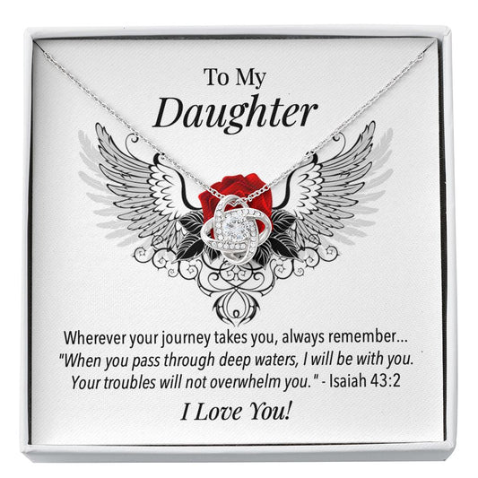 I Am Always With You Daughter Necklace