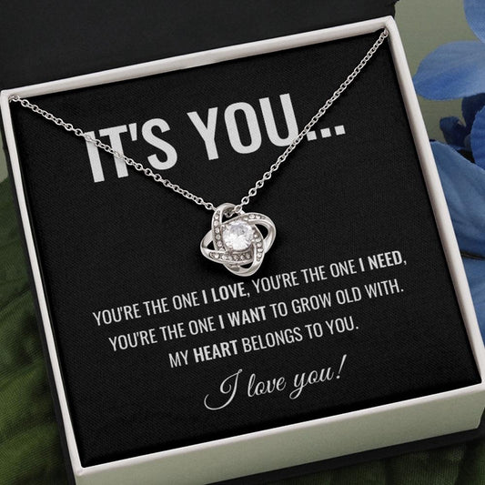It's You Forever Love Valentine's Necklace